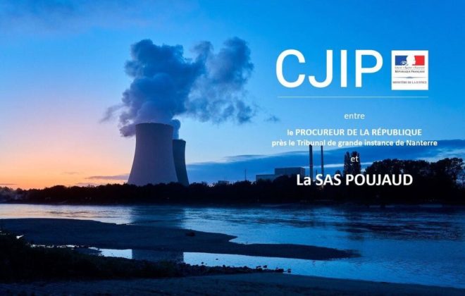 cjip SAS poujaud edf dossier N° 11245045572 faits de corruption d'agent public amende via une convention judiciaire d'intérêt public penale pnf
