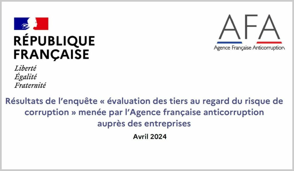 Entreprises françaises : l’évaluation des tiers Sapin 2 entre avancées et défis persistants selon l’enquête AFA 2024